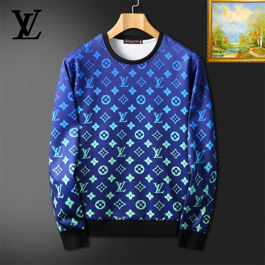 louis vuitton lv sweatshirt manches longues pour homme s_1276b56